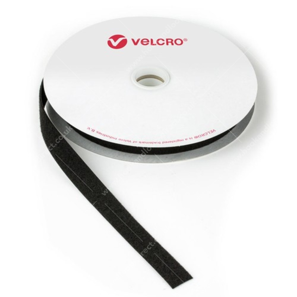 *CLEARANCE* 25m x Sew On VELCRO® Hook & Loop Tape (38mm, Loop, White)